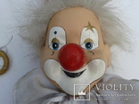  Кукла -  Клоун с фарфоровой головой. Лот N - 2. Высота = 80 см., фото №13