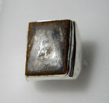 Кольцо бронзит перстень унисекс, фото №5