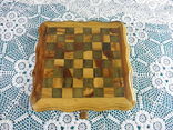 Шахматный столик миниатюрный ручной работы, фото №2
