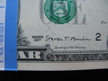 1 долар США 2017рік UNC (1 корінець 100 доларів номер в номер), фото №6