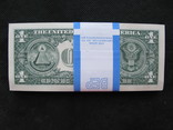 1 долар США 2017рік UNC (1 корінець 100 доларів номер в номер), фото №8