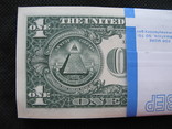 1 долар США 2017рік UNC (1 корінець 100 доларів номер в номер), фото №9