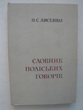 "Словник поліських говорів" Панас Лисенко 1974 год, тираж 2 200, фото №2