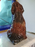 Собака щенок сеттер большая коллекционная копилка 31 см, фото №10