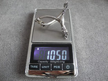Серебряный браслет ( серебро 925 пр, вес 10,5 гр), фото №9