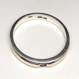 Кольцо, позолота, циркон, фото №3