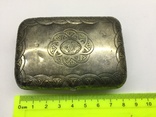 Табакерка серебро 84 именник АС годовик 1877 Москва 64,7 гр, фото №5