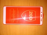 Защитное стекло для Xiaomi Redmi Note 5 белая рамка, фото №3