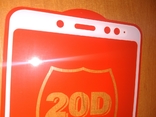 Защитное стекло для Xiaomi Redmi Note 5 белая рамка, фото №5