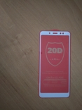 Защитное стекло для Xiaomi Redmi Note 5 белая рамка, фото №6