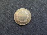 100 франков 1909 года Ангел Франция золото 32,23 гр. 900', фото №3