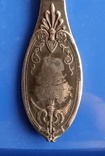 Срібна ложка з єврейськими написом, фото №5