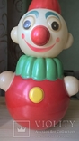 Неваляшка Клоун Детская игрушка Целлулоид СССР, фото №2