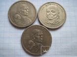 3 монети по 1 доллару різні, фото №2
