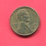 США 1 цент 1953, фото №2