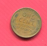 США 1 цент 1952 ,,D,, Пшеничный, фото №3