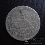 10 крейцеров 1872  Австро-Венгрия  серебро   ($4.2.21) ~, фото №2