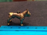 Бульдог собака бронза коллекционная миниатюра, фото №6