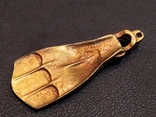 Ласта подводника бронза кулон брелок коллекционная миниатюра большая, фото №6