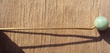 Шпилька с натуральным нефритом, XIX век., фото №3
