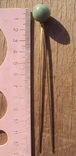 Шпилька с натуральным нефритом, XIX век., фото №5