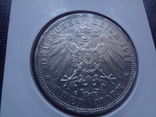 3 марки 1911  Анхаль серебро  Холдер  178 ~, фото №5