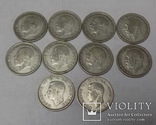 10 срібних Шилінгів Георг V-VI Ag 1928-39, фото №4
