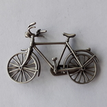 Велосипед серебро, фото №6