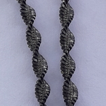 Цепочка серебро (красивое нечастое плетение), фото №7