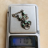 Серебряный браслет с эмалями, 11,07 грамм, фото №4
