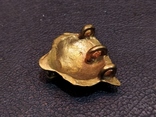 Волк Голова Морда коллекционная миниатюра бронза брелок, фото №5