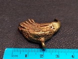 Орел Голова брелок бронза коллекционная миниатюра, фото №6