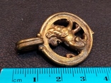Лев бронза брелок кулон коллекционная миниатюра, фото №7
