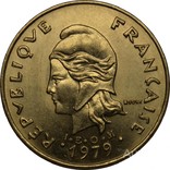 Французская Полинезия. 20 франков 1979 г. UNC, фото №2