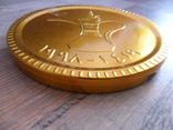 Коробка - медаль шоколада ОАЭ (1 дирхам), 11.5 см., фото №4