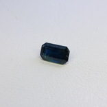 Синий мадагаскарский сапфир 0.88ст негрет 6.5х3.8х3мм, фото №2