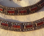 Ожерелье колье серебро, марказиты., фото №8