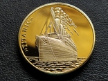 Титаник корабль коллекционный жетон, фото №2