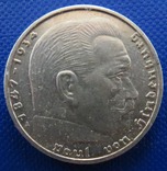 Німеччина 2 марки 1939 рік (А), фото №2