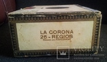 Винтажная коробка от кубинских сигар "Corona", фото №6