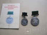 Малая и Большая серебренные  медали ВСХВ + документ, фото №2