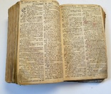 Старинная немецкая церковная книга " Ветхий завет", фото №11