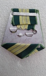 Колодка с лентой к медали За строительство БАМа, фото №3