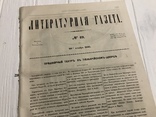 1845 Русская соколиная Охота, О чае, Литературная газета, фото №3