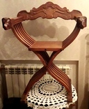 Кресло Савонаролла Антика Львы, фото №2