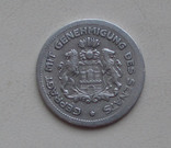 1/100 марки 1923(Гамбург)№2, фото №2