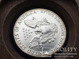 U.S. SILVER EAGLE xcs 1oz. 999fine 1992, фото №6