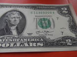 2 доллара 2013.банк Чикаго., фото №3