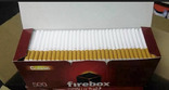 Гильзы Firebox (2 х 500 шт) под табак, для изготовления сигарет, фото №3