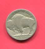 США 5 центов 1920 Бизон, Индеец, фото №2